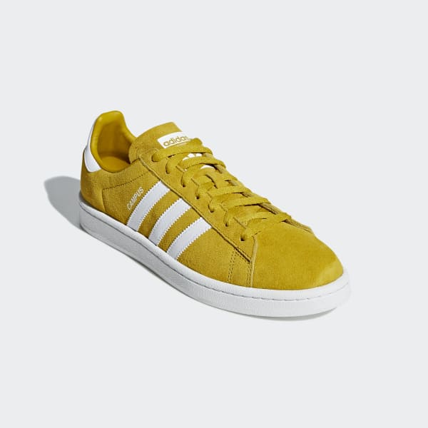 yellow adidas campus shoes