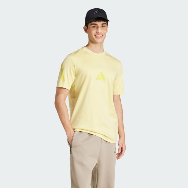 Amarelo Camiseta adidas Z.N.E.