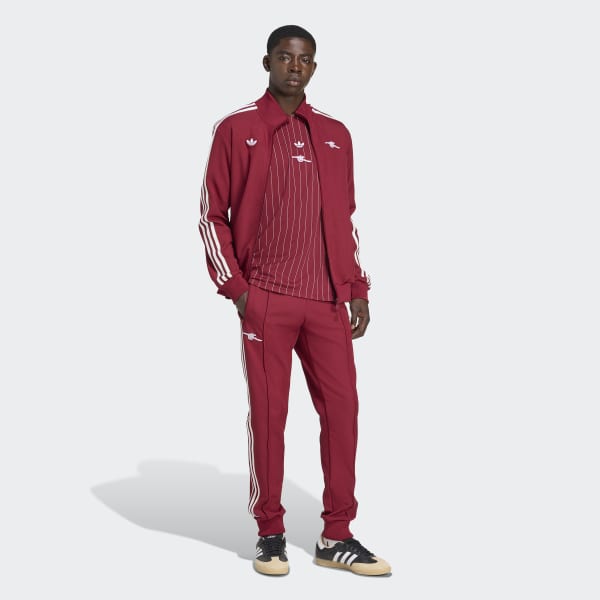 adidas Arsenal Terrace Icons Track Pants - Burgundy | Free