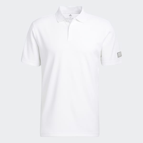 White Go-To No-Show Polo Shirt ZK681