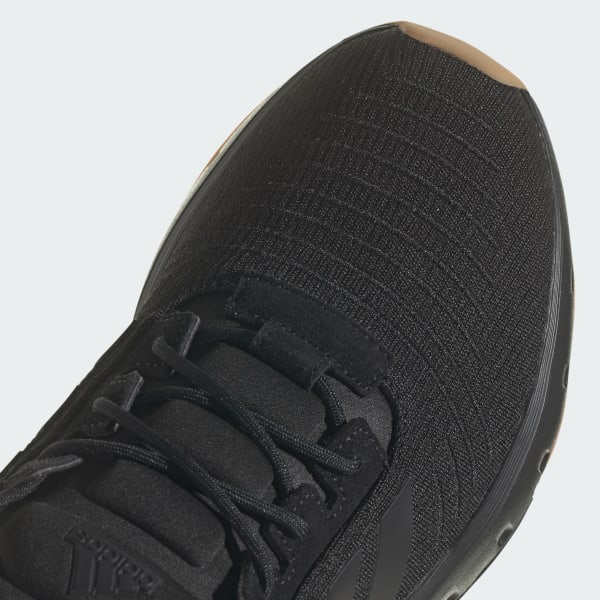 Mens black adidas swift run discount