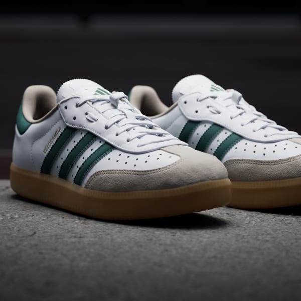 adidas Velosamba Leather Shoes - White | Free Shipping with