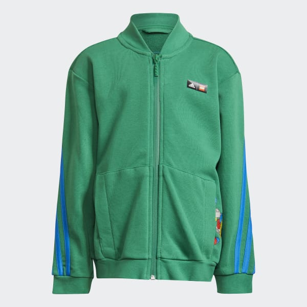 Childrens green adidas tracksuit Clearance