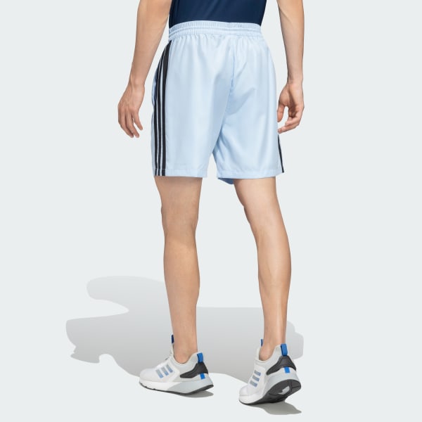 Blue 3 Stripes Chelsea Shorts