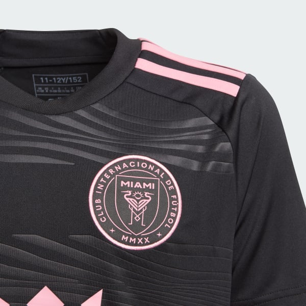 Black Inter Miami CF 23/24 Messi Away Jersey Kids
