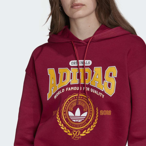 Czerwony ANNIVERSARY HOODIE (UNISEKS) MMR77
