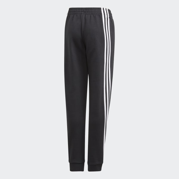 Negro Pantalón Tapered Leg 3 bandas