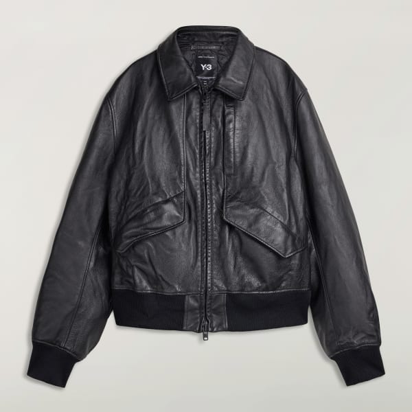 美品！Y-3 CLASSIC BOMBER JACKET ブラック L Y-3 Yohji Yamamoto Adidas CL Classic Oversized Logo Bomber