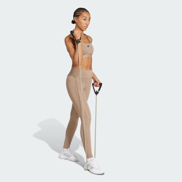 Brown Powerreact Training Medium-Support Bra