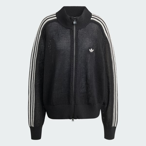 Schwarz Firebird Originals Jacke, Strick- Häkel