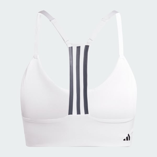 Branco Top Treino Suporte Leve Aeroimpact