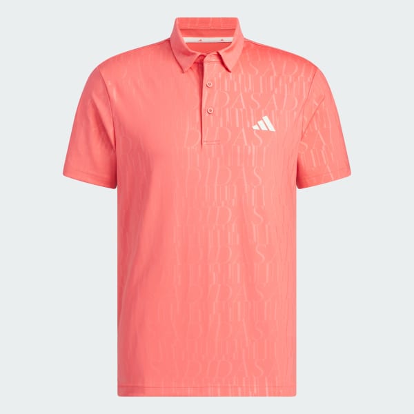 Red best sale adidas polo