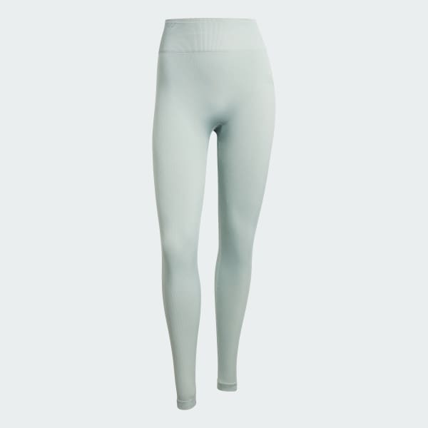Green Workout Essentials Full-Length Knit Leggings