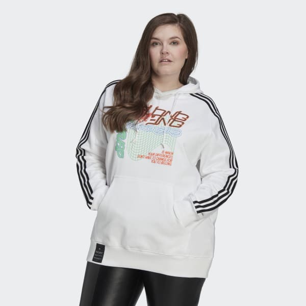 Bialy Hoodie (Plus Size) ETW72