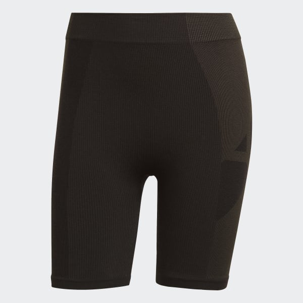 Black Y-3 Classic Seamless Knit Short Tights KH942