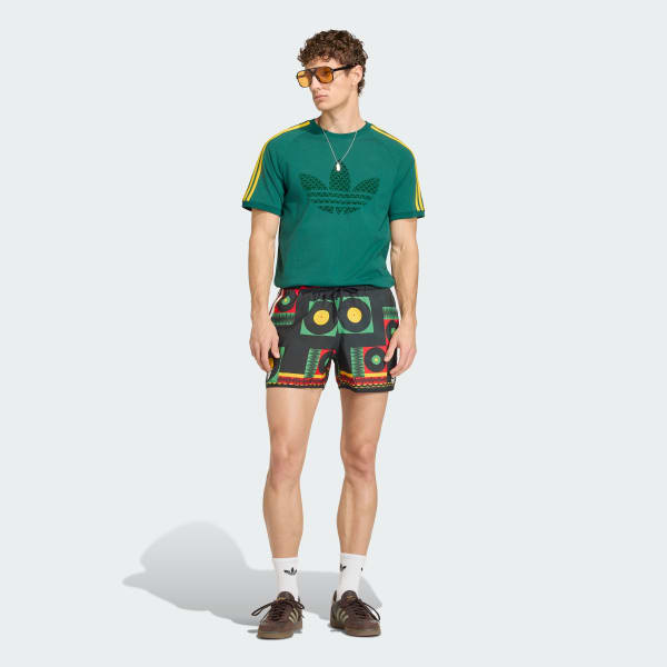 Vert Short de natation Jamaïque x Bob Marley Originals 12,7 cm