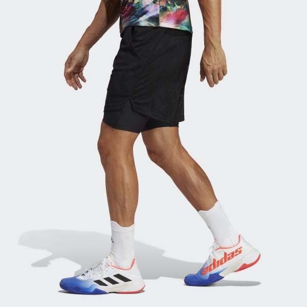 Sort Melbourne Tennis Two-in-One 7-inch shorts