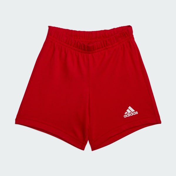 Negro Conjunto de Playera y Shorts Essentials Algodón Orgánico