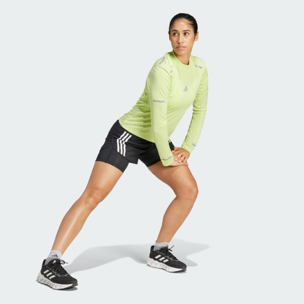 Zielony Koszulka Ultimate Running Reflective Long Sleeve