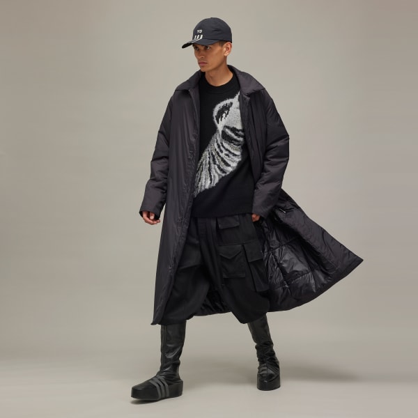 Black Y-3 Padded Coat