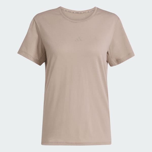 Brun Yoga Essentials T-skjorte