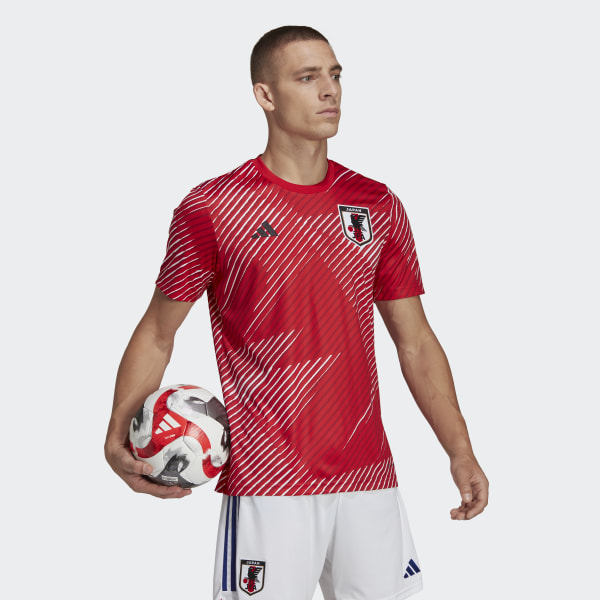 bílá Dres Japan Pre-Match RO610