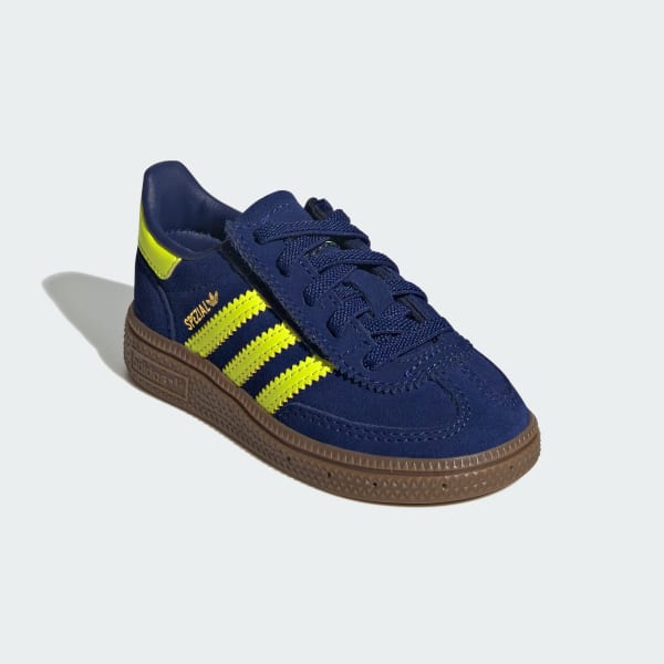Blue Handball Spezial Comfort Closure Elastic Lace Shoes Kids