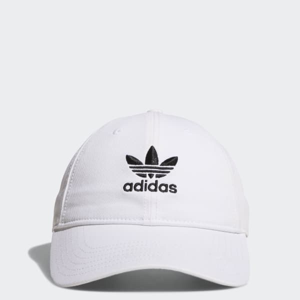 klipning skraber Måltid adidas Relaxed Strap-Back Hat - White | BH7135 | adidas US