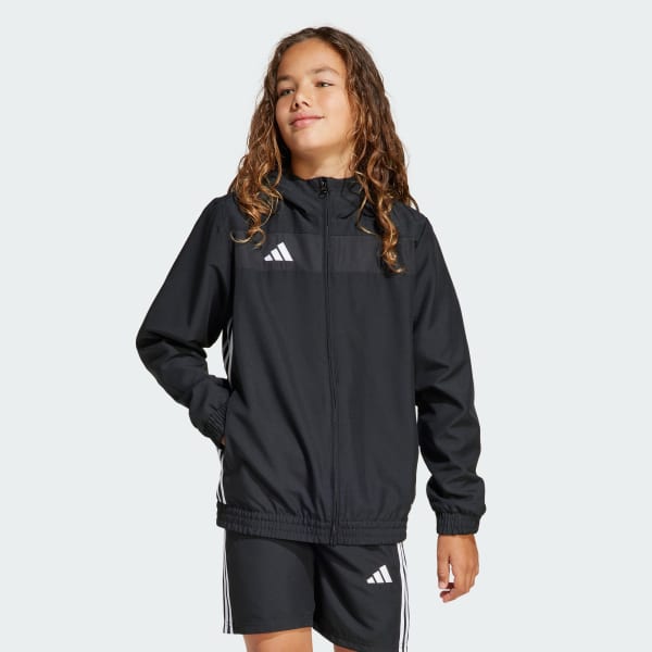 cerná Mikina Tiro 25 Essentials Woven Kids