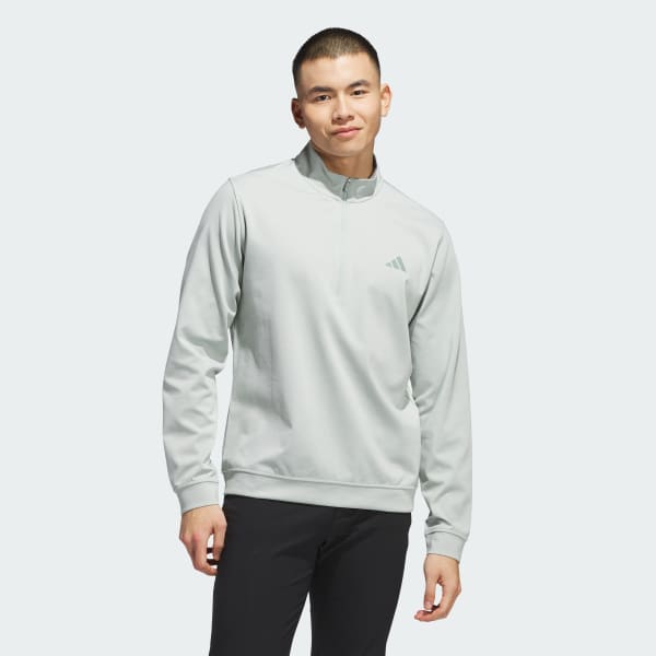 Grey Elevated 1/4-Zip Pullover