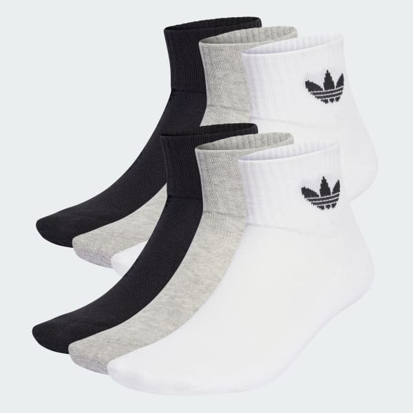 Bianco Calzini Mid (6 paia)