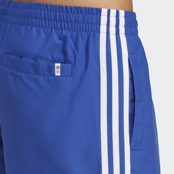 Blue Originals Adicolor 3-Stripes Short Length Swim Shorts