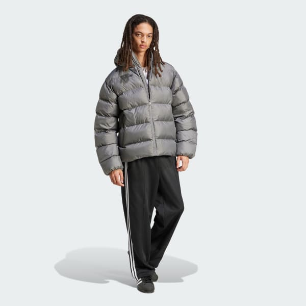 Grijs Tonal Puffer Capuchonjack