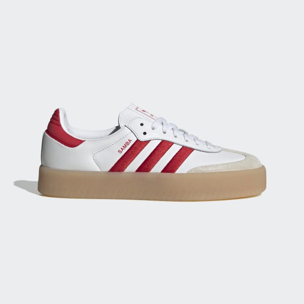 Adidas busenitz vulc samba rx white & burgundy shoes 2025