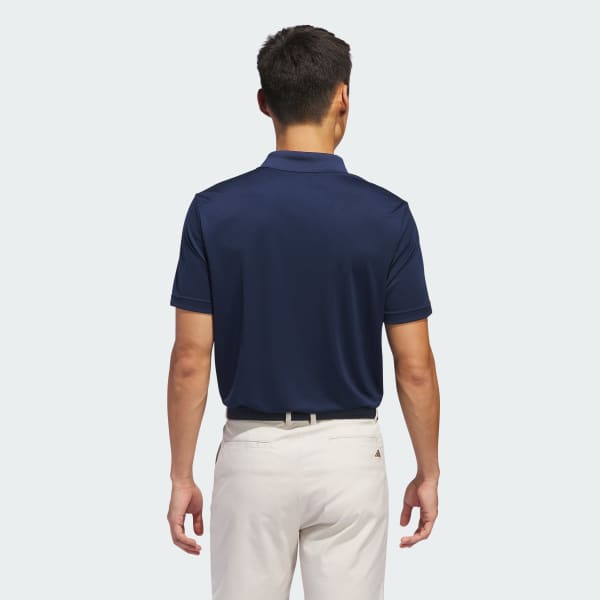 adidas Men's Golf Core adidas Performance Primegreen Polo Shirt - Blue ...