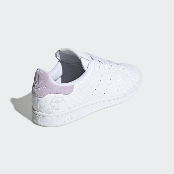 Women's Stan Smith Cloud White and Purple Tint Shoes | adidas US