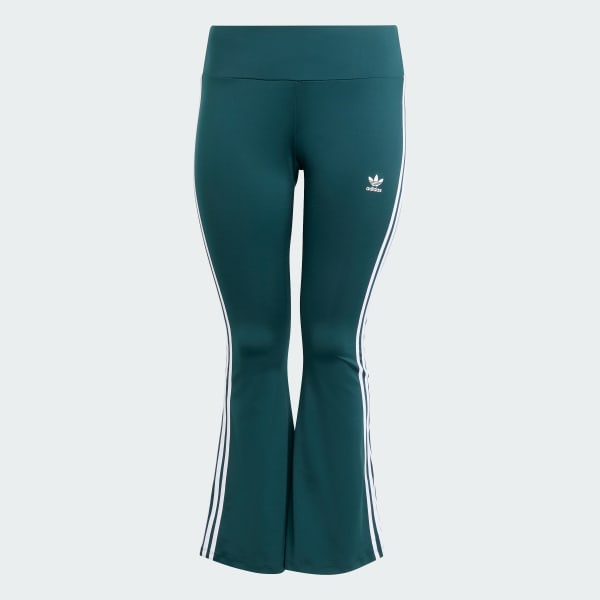 adidas Flared Leggings (Plus Size) - Green | Free Shipping adidas Flared Leggings (Plus Size) - Green | Free Shipping