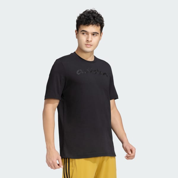 Black adidas Sportswear Embroidered Tee