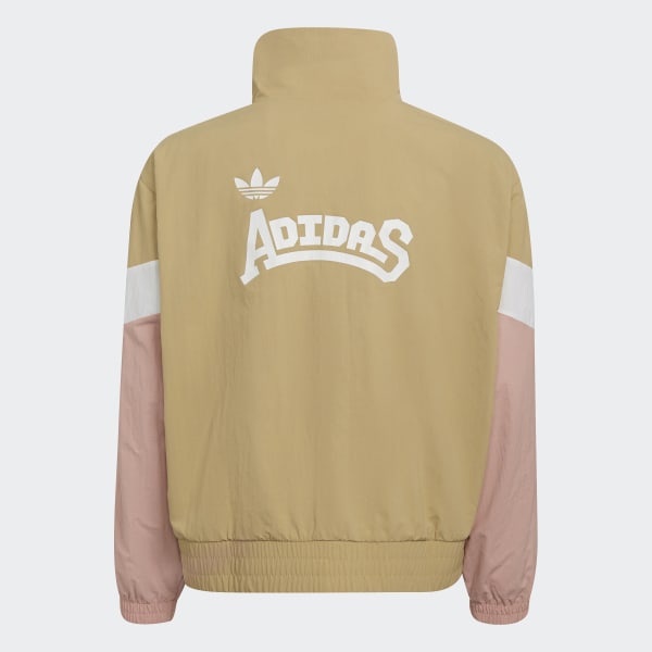 Beige Chaqueta Deportiva Tejida
