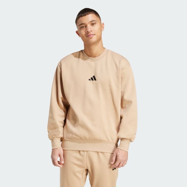 Brown Essentials Feelcozy Fleece Sweatshirt