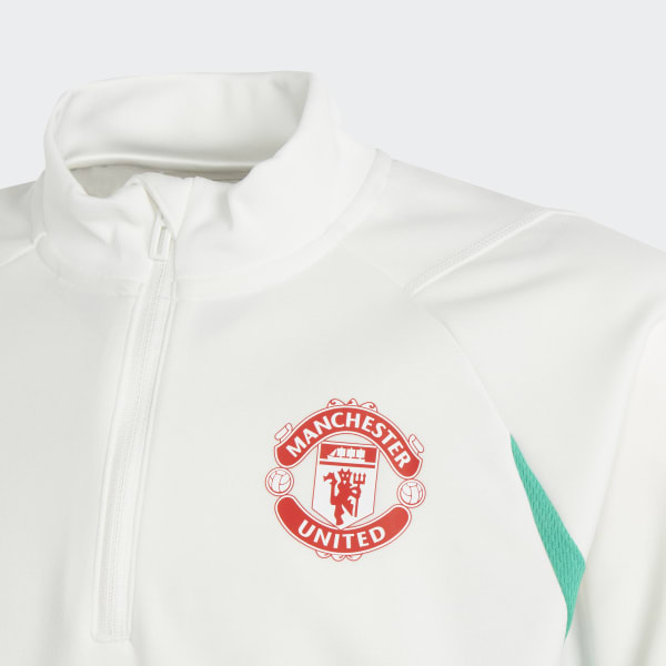 White Manchester United Tiro 23 Training Top Juniors'