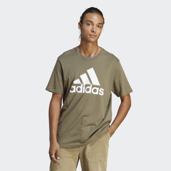 mau-xanh-la Áo Thun Big Logo Single Jersey Essentials