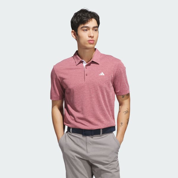 สีแดงเบอร์กันดี เสื้อโปโล Core Heather