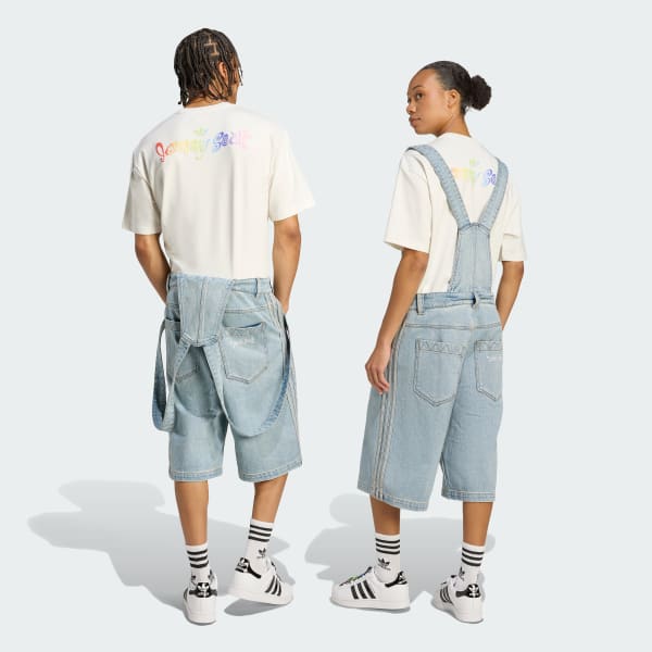 Gris Salopette denim adidas x Jeremy Scott