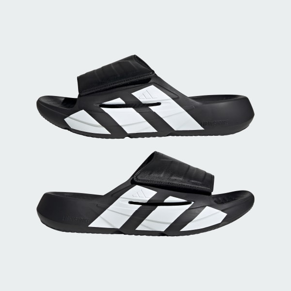adidas Lightblaze Slides - Black | Free Shipping with