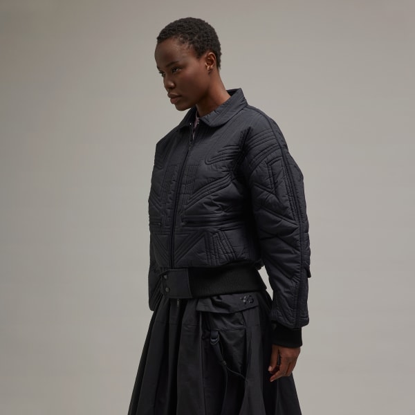 Preto Jaqueta Y-3 Quilted