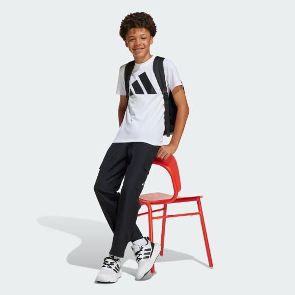 Black Essentials Climacool Cargo Pants Kids