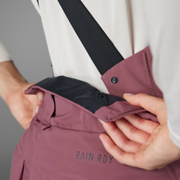 Burgundy Terrex Xperior 2L Insulated Bib Tracksuit Bottoms