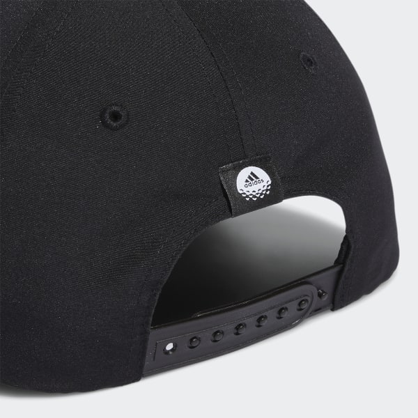 Black Youth Performance Golf Hat