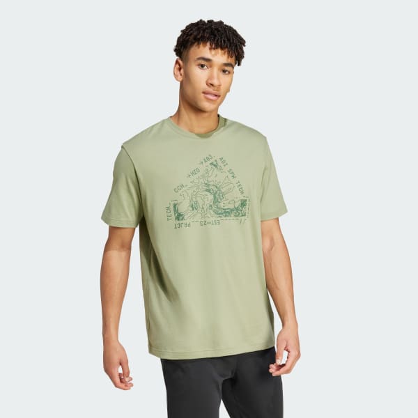 Green City Escape Landscape Graphic Tee
